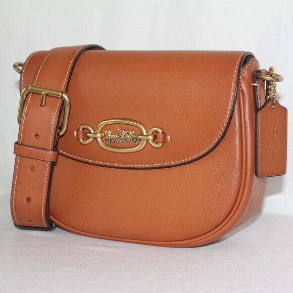 COACH Harley Crossbody Bag in Burnished Amber - Picture 4 of 7